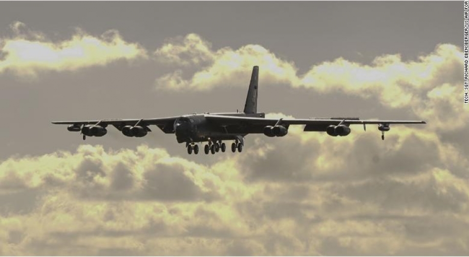 my chuyen huong may bay nem bom b 52 khoi ban dao trieu tien