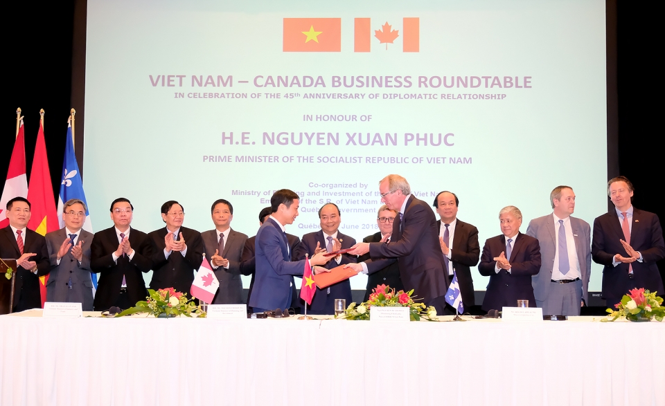 thu tuong du toa dam doanh nghiep viet nam canada