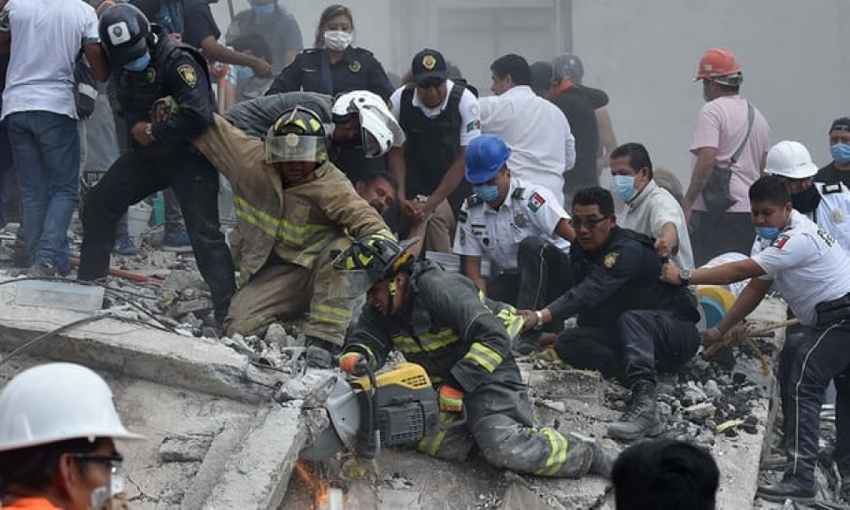 dong dat manh tai mexico so nguoi chet tang len gan 140 nguoi