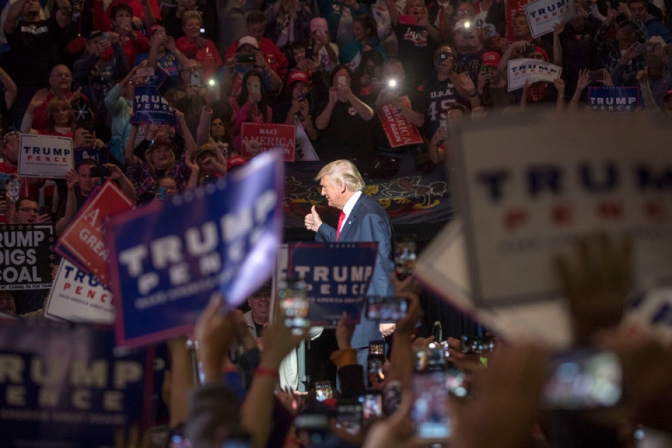 ung cu vien trump tuyen bo khong can su ung ho cua chu tich ha vien