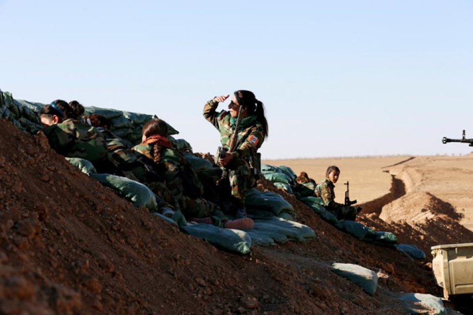 nhung nu chien binh nguoi kurd o mosul