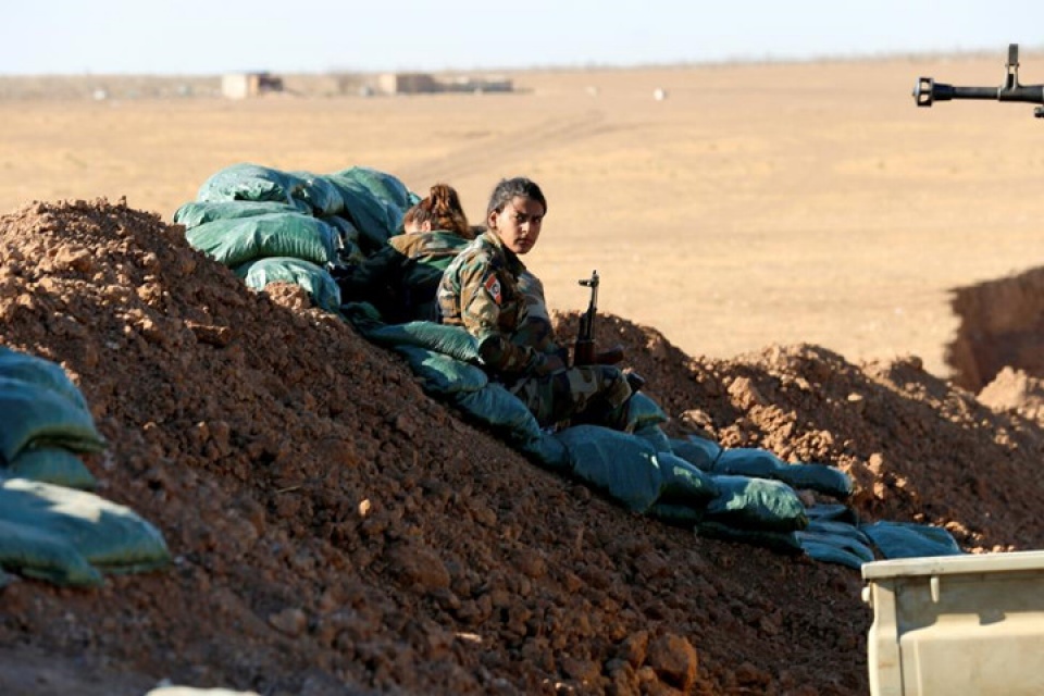 nhung nu chien binh nguoi kurd o mosul