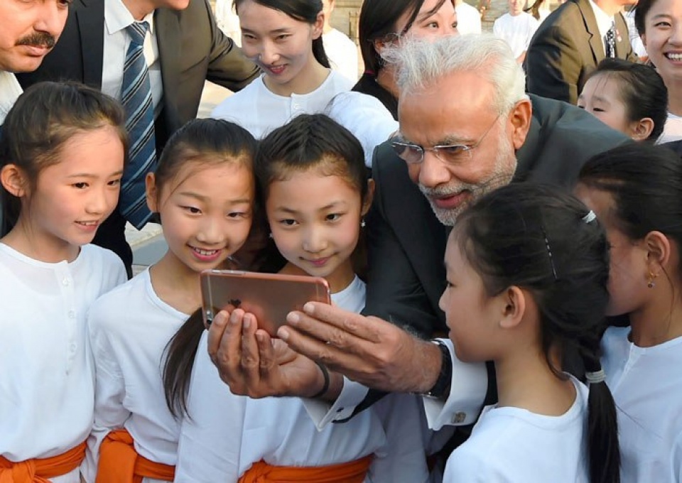 thu tuong modi tro thanh bieu tuong du lich an do