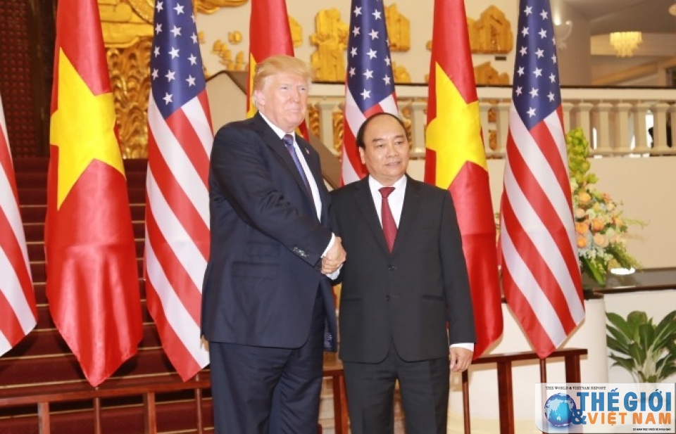 thu tuong nguyen xuan phuc hoi kien tong thong hoa ky donald trump