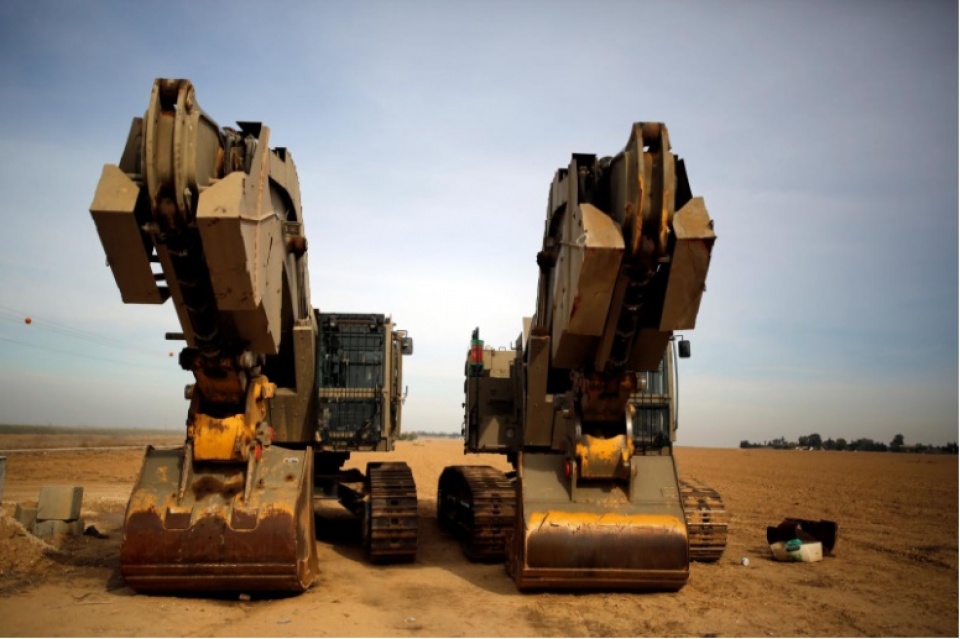 Israel phá hủy đường hầm từ Dải Gaza israel pha huy duong ham tu dai gaza