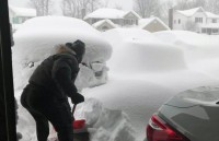 Mỹ: Thành phố Erie ban bố tình trạng khẩn cấp vì tuyết rơi dày
