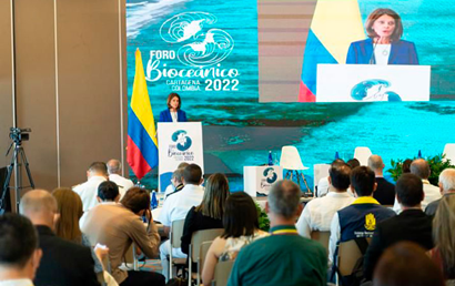 Phó Tổng thống và Bộ trưởng Bộ Ngoại giao Colombia – Marta Lucia Ramirez, khai mạc Diễn đàn Quốc tế các Quốc gia tiếp giáp với hai bờ đại dương.