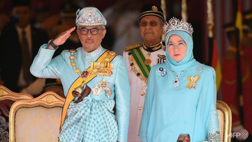 Quốc vương và Hoàng hậu Malaysia nhiễm Covid-19. (Nguồn: CNA)