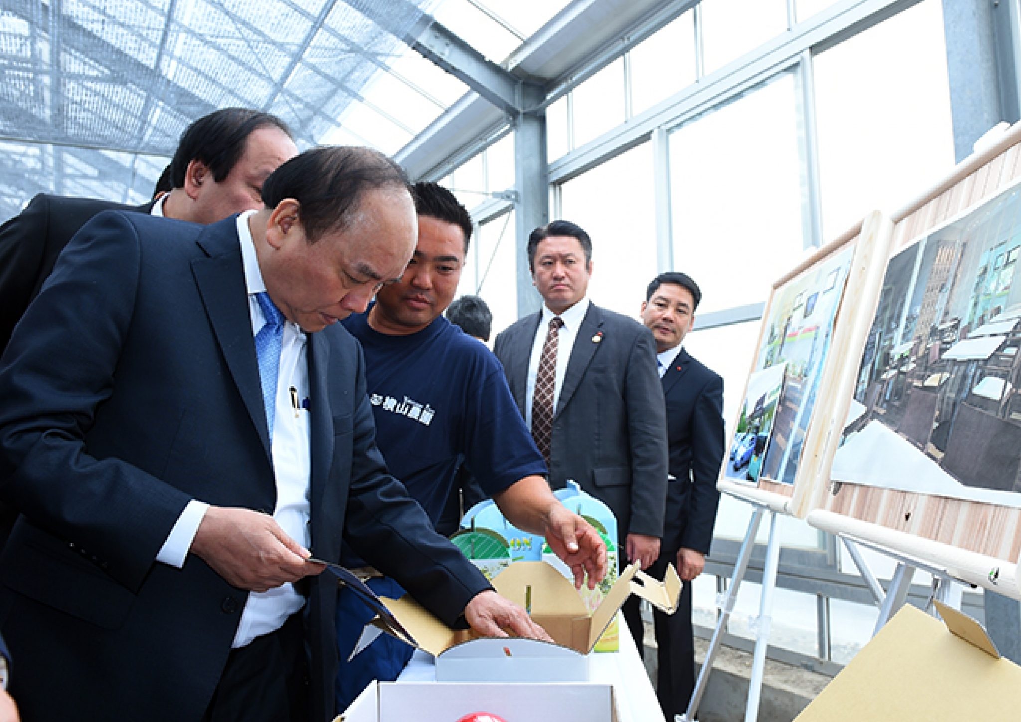 Thủ tướng thăm nông trại công nghệ cao ở Yokoyama thu tuong tham nong trai cong nghe cao o yokoyama