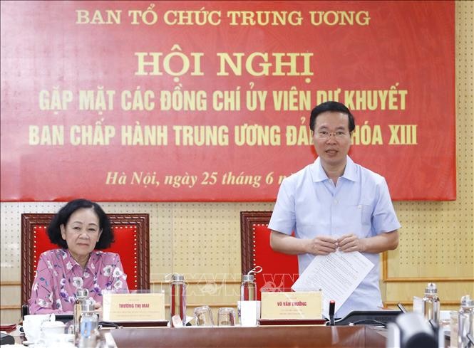 Gặp mặt các đồng chí Ủy viên dự khuyết Ban Chấp hành Trung ương Đảng khóa XIII