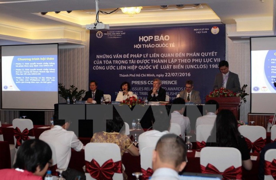 hom nay hoi thao quoc te ve phan quyet cua toa trong tai tai tphcm