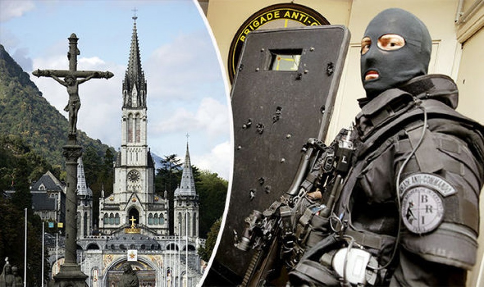 phap siet chat an ninh truoc le hanh huong ve lourdes