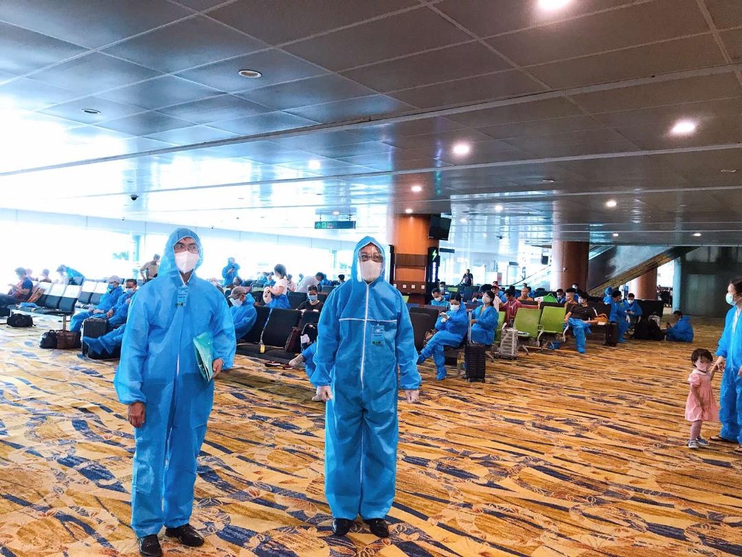 Chuyến bay chở 182 công dân Việt Nam từ Myanmar về nước an toàn