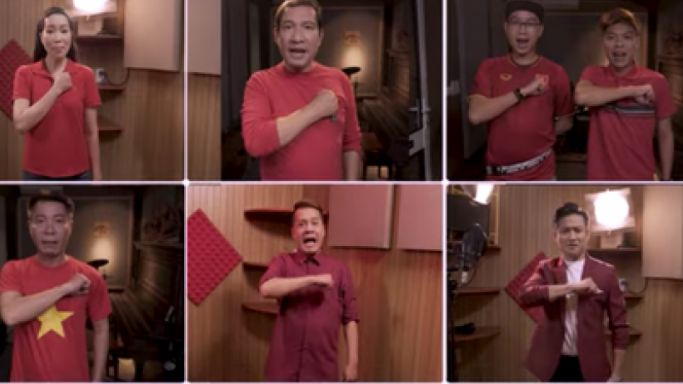 Covid-19: Hơn 150 nghệ sĩ, doanh nhân, bác sĩ cùng hòa giọng trong MV 'Việt Nam ơi, vững tin!'