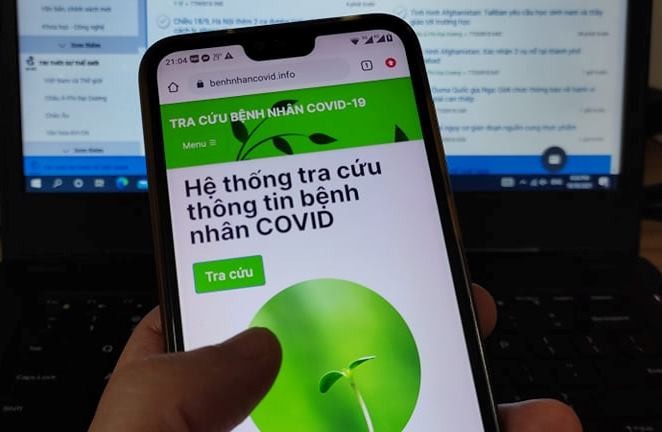 TP. Hồ Chí Minh thí điểm ứng dụng tìm kiếm thông tin người bệnh, người mất vì Covid-19. (Nguồn: Tin tức)