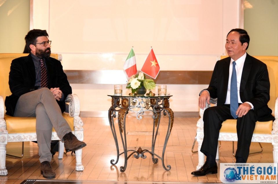 toan canh chuyen tham cap nha nuoc toi italy cua chu tich nuoc tran dai quang