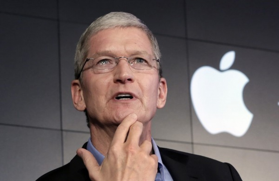 ceo tim cook bi apple cat thuong do doanh thu khong dat muc tieu