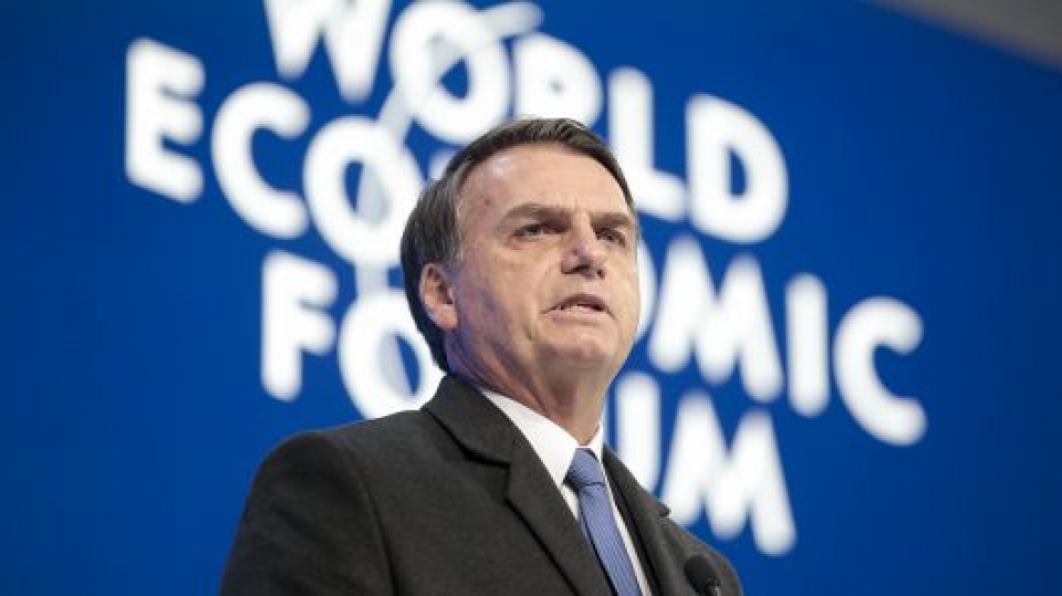 Ông Trump vắng mặt, Tổng thống Brazil thành "ngôi sao" trump vang mat tong thong brazil thanh ngoi sao