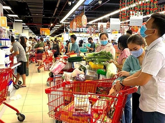 Doanh thu bán lẻ hàng hóa và dịch vụ tiêu dùng tăng vì sức mua hàng Tết 2021