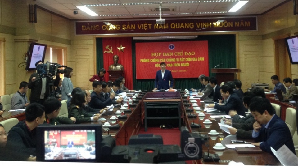 bo y te de nghi nang muc canh bao doi voi dich cum gia cam