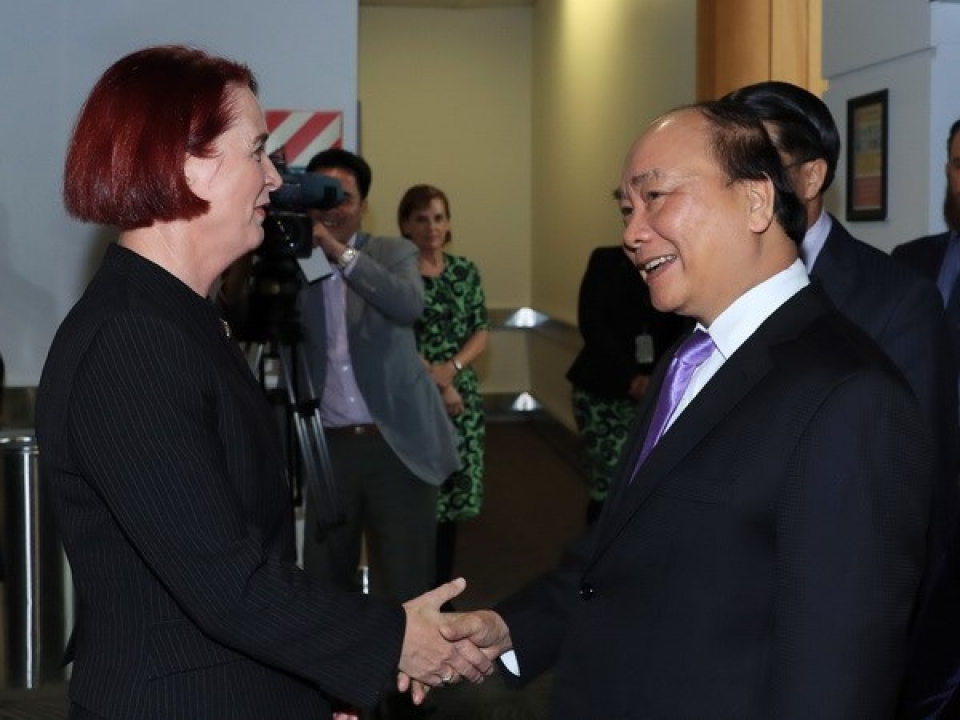 thu tuong nguyen xuan phuc bat dau tham chinh thuc new zealand