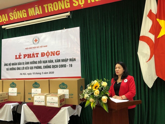 Phát động ủng hộ phòng chống dịch Covid-19 và người dân bị ảnh hưởng bởi xâm nhập mặn phat dong ung ho phong chong dich covid 19 va nguoi dan bi anh huong boi xam nhap man