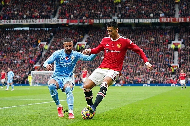 Cristiano Ronaldo có thể bị gạch tên ở trận đấu với Man City tối nay.