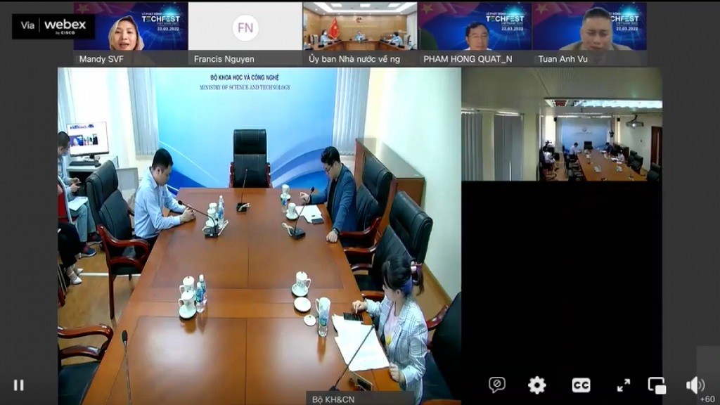 phat dong ngay hoi khoi nghiep doi moi sang tao quoc gia techfest 2022