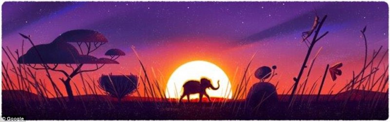 google ra mat 5 doodle an tuong mung ngay trai dat