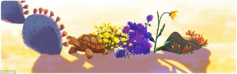 google ra mat 5 doodle an tuong mung ngay trai dat