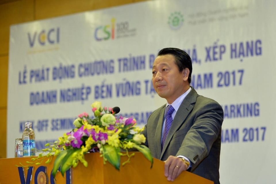 phat dong chuong trinh danh gia cac doanh nghiep ben vung 2017