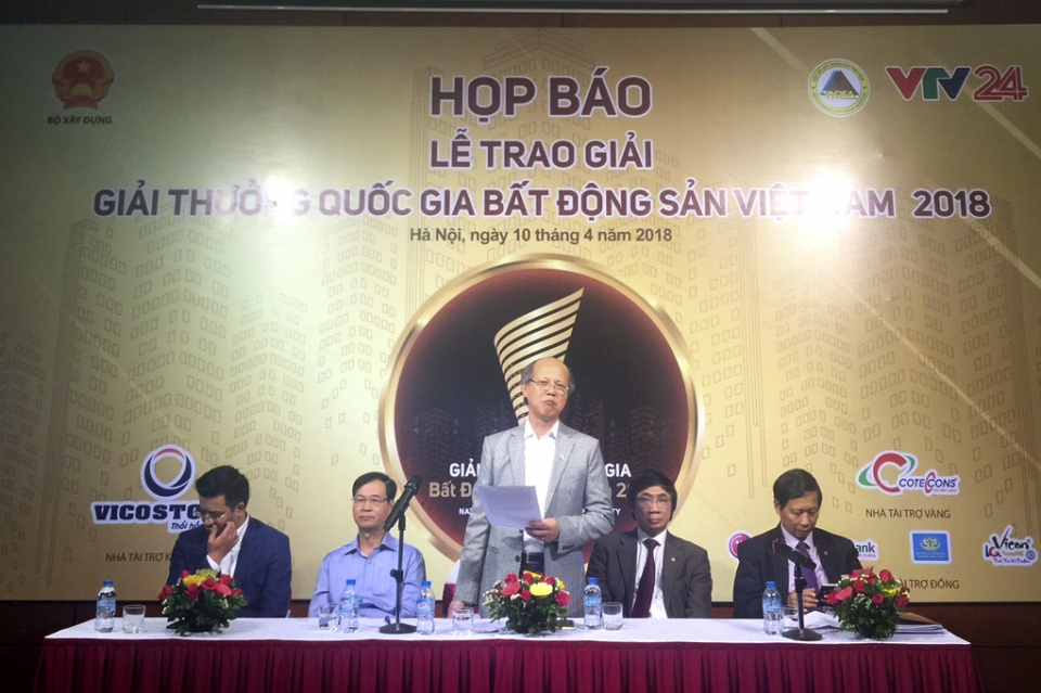 sap trao giai thuong quoc gia bat dong san viet nam 2018