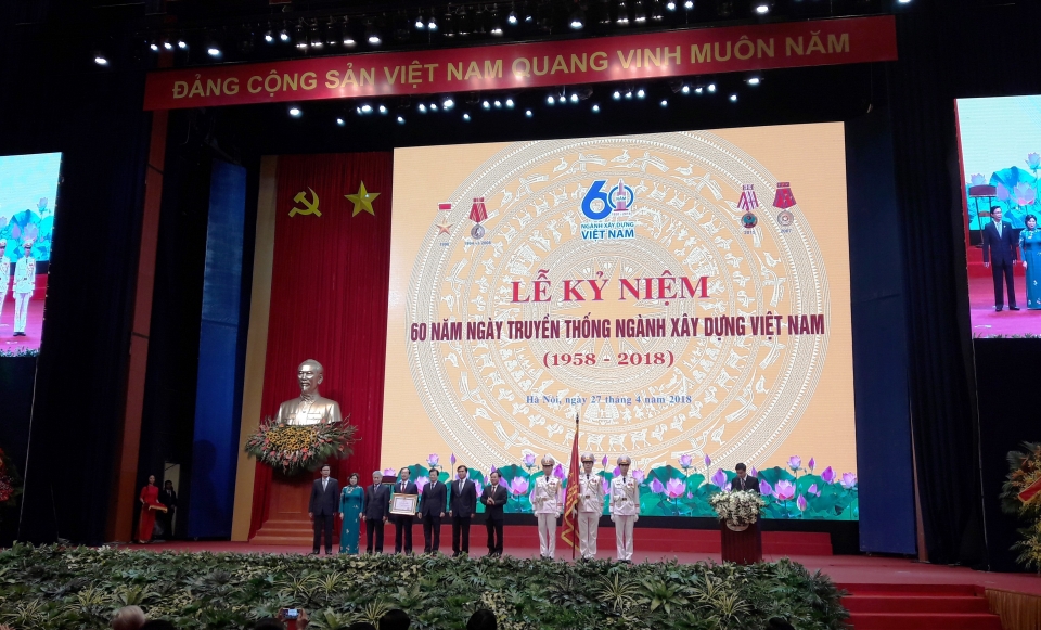 Kỷ niệm 60 năm truyền thống ngành Xây dựng Việt Nam ky niem 60 nam truyen thong nganh xay dung