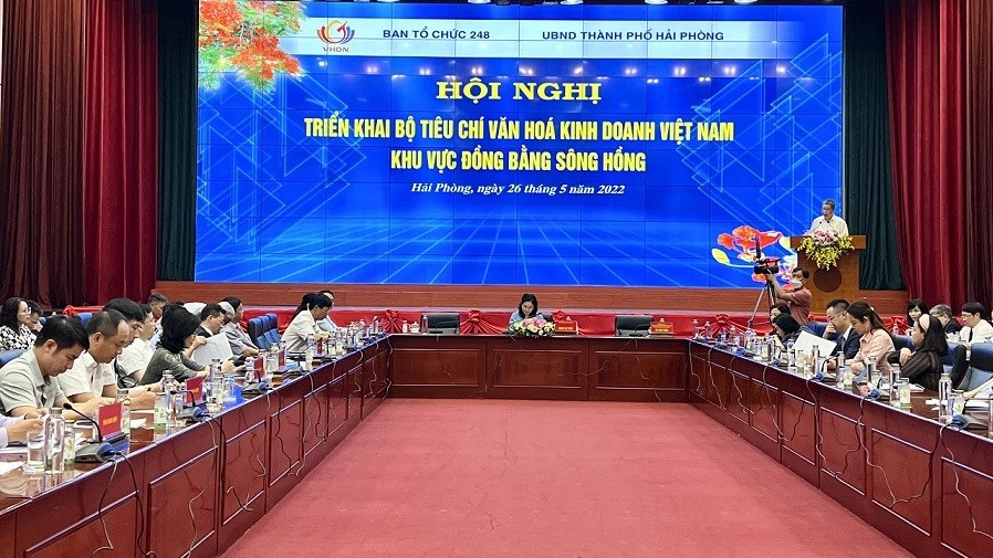 Triển khai Bộ tiêu chí văn hóa kinh doanh Việt Nam tại 10 tỉnh, thành phố đồng bằng sông Hồng