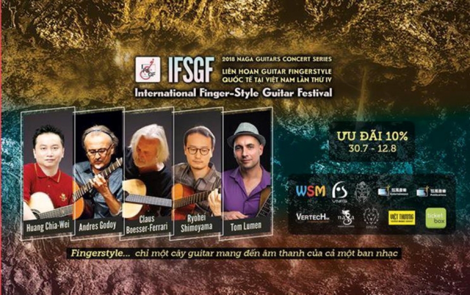 5 nghệ sĩ nổi tiếng dự Liên hoan guitar fingerstyle quốc tế tại Việt Nam 5 nghe si noi tieng du lien hoan guitar fingerstyle quoc te tai viet nam