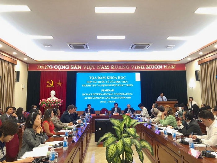 hoc vien chinh tri quoc gia ho chi minh day manh hop tac quoc te