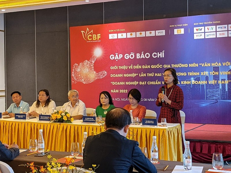 Tôn vinh các doanh nghiệp đạt chuẩn văn hoá kinh doanh Việt Nam
