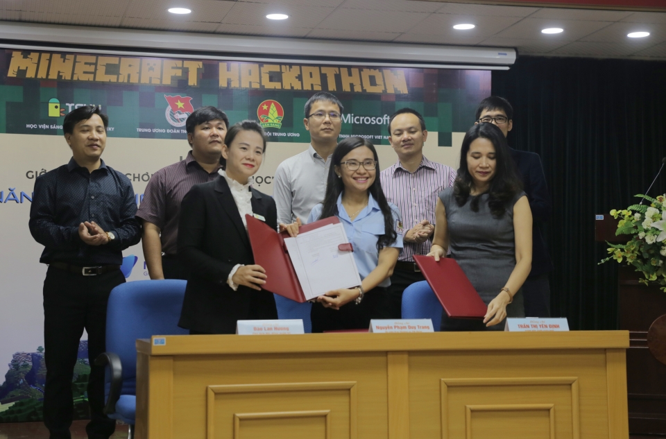Khởi động sân chơi lập trình “Tài năng công nghệ nhí - Minecraft Hackathon" minecraft hackathon san choi cho cac tai nang cong nghe nhi