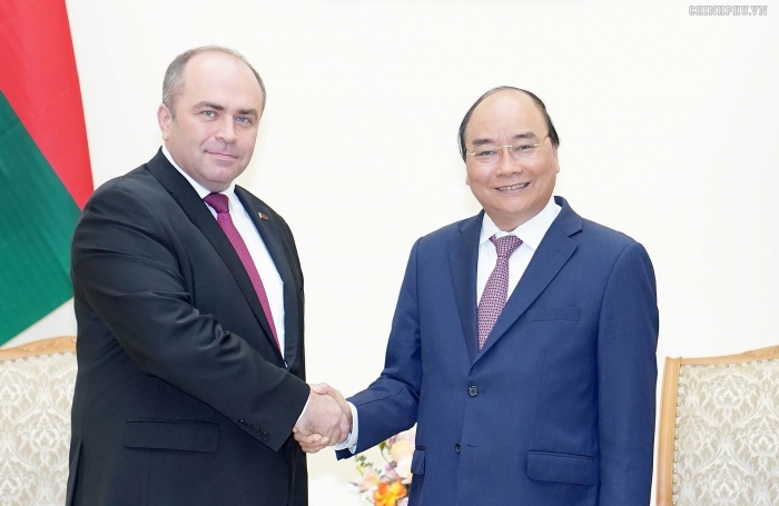 thu tuong nguyen xuan phuc hoan nghenh cac de xuat hop tac viet nam belarus