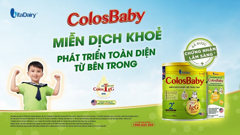 Colosbaby Gold giúp tăng cường miễn dịch, giảm tỷ lệ nhiễm khuẩn hô hấp