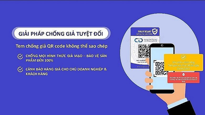Xác thực hàng chính hãng thông qua mã QRCode trong thương mại điện tử. (Nguồn: Bộ Công Thương)