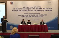 Đức giúp Việt Nam tăng cường năng lực chống biến đổi khí hậu