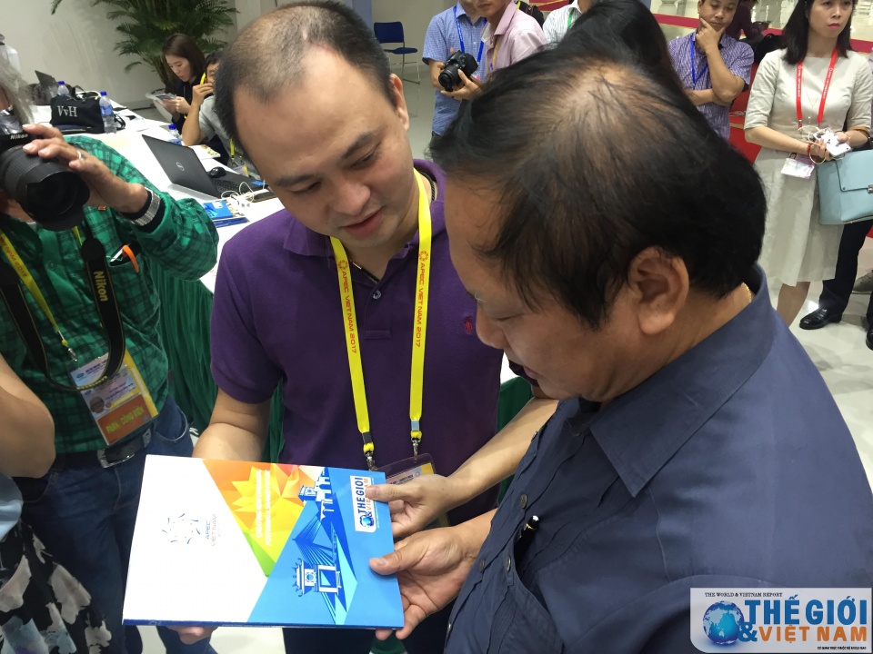 bt truong minh tuan bao dam duong truyen tot nhat cho phong vien tai imc apec 2017