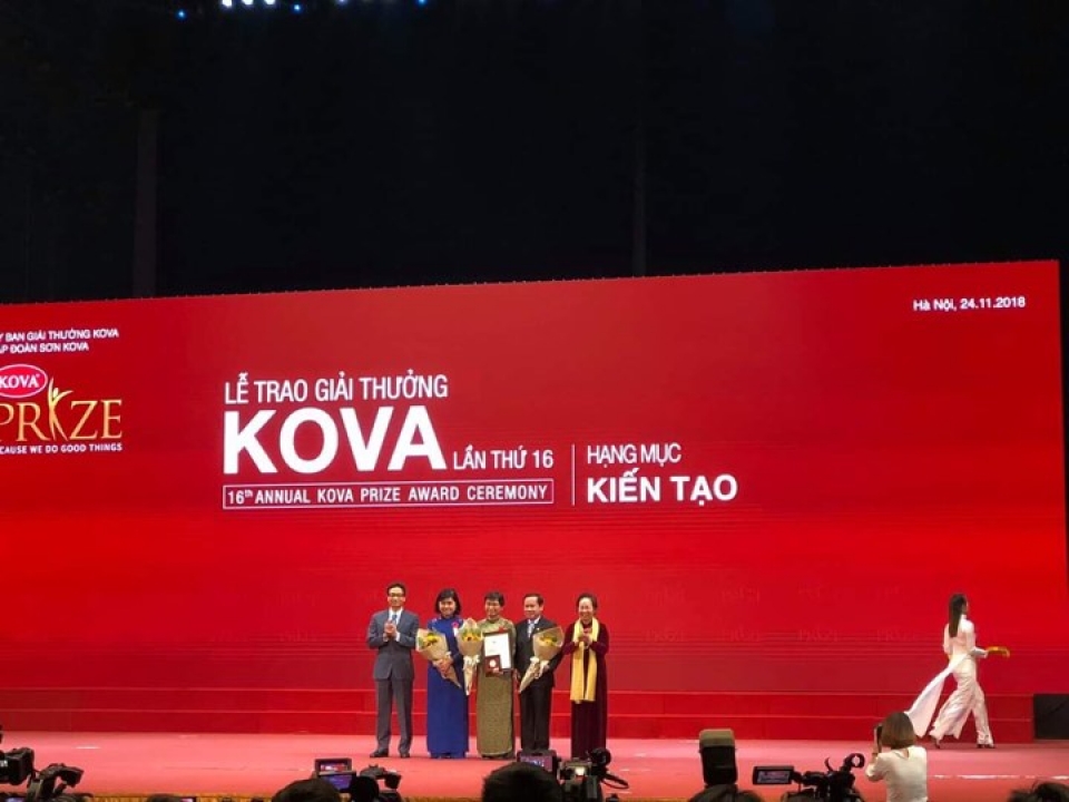 3 cong trinh khoa hoc ung dung duoc vinh danh tai giai thuong kova