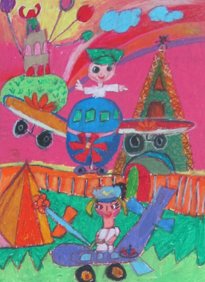 trao giai cuoc thi ve tranh thieu nhi sai canh vuon cao