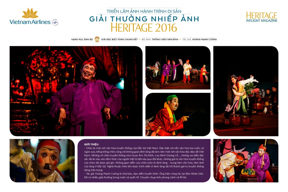 Trao Giải thưởng nhiếp ảnh "Heritage - Hành trình Di sản 2016" trao giai thuong nhiep anh heritage hanh trinh di san 2016