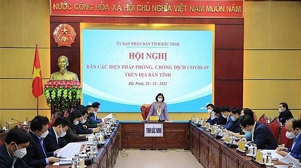 Chủ tịch UBND tỉnh Bắc Ninh chủ trì Hội nghị. (Nguồn: Bacninh.gov.vn)