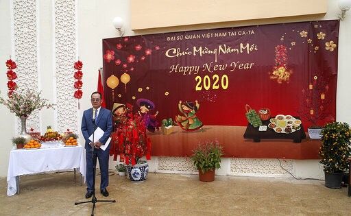 Đại sứ quán Việt Nam tại Qatar tổ chức Tết cộng đồng và gặp mặt Xuân Canh Tý 2020 dai su quan viet nam tai qatar to chuc tet cong dong va gap mat xuan canh ty 2020