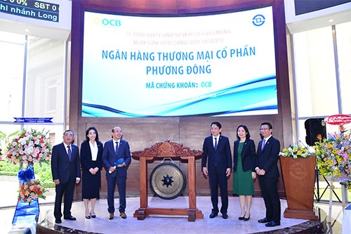 OCB là mã cổ phiếu ngân hàng đầu tiên niêm yết mới trên HOSE năm 2021.