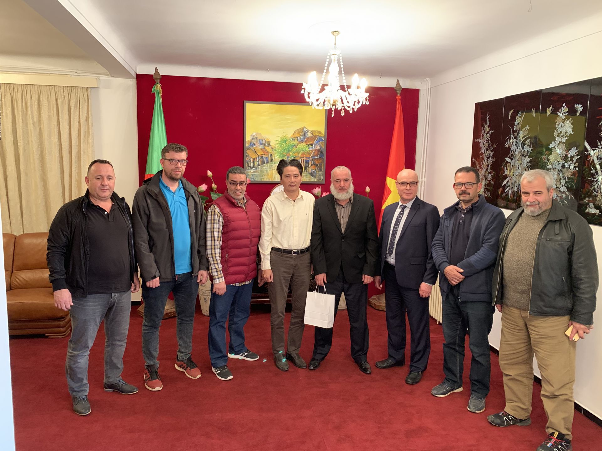 gap mat dai dien lien doan va mon phai vo co truyen viet nam tai algeria